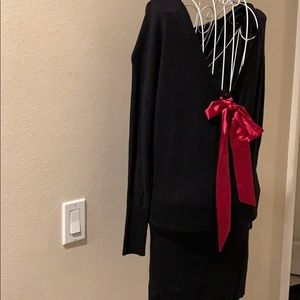 Long sleeve sweater dress